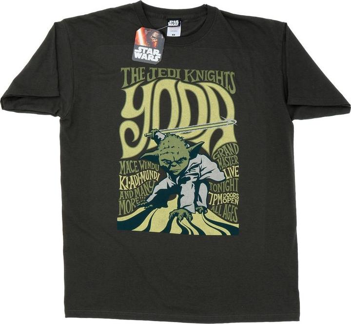 Star Wars Yoda Rock Poster TShirt (XXL)