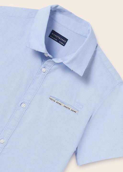 Actual product image MAYORAL Pure cotton short sleeve shirt (176)