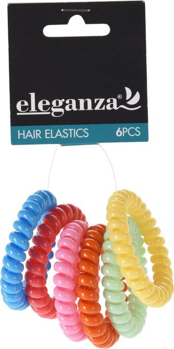 Image du produit Eleganza Élastiques à cheveux, 6pcs