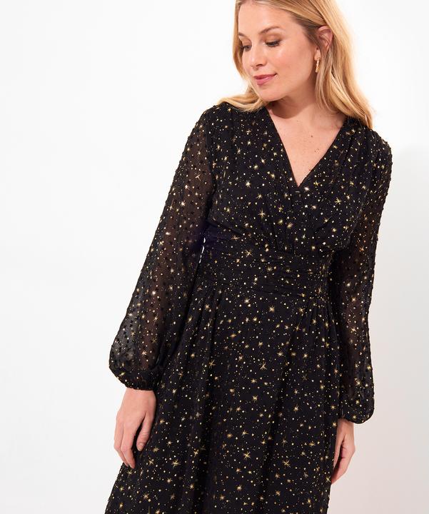 Produktbild Joe Browns Star Print Wrap Front Midi Dress (36)