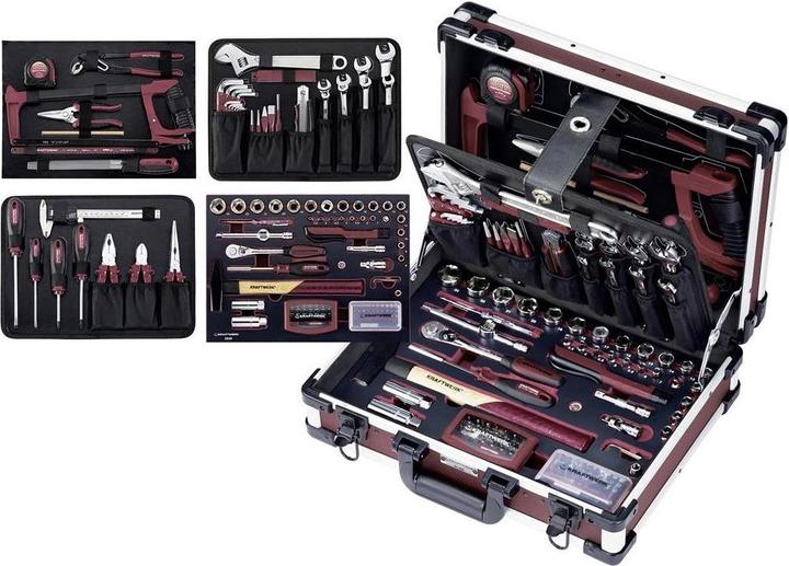 Produktbild Kraftwerk Profi-Alu-Werkzeugkoffer (151 Teile)