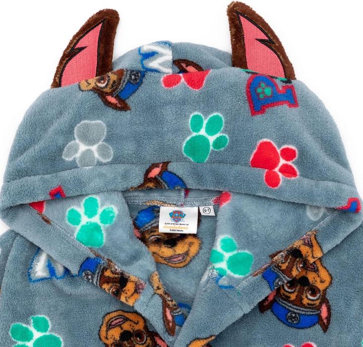 Immagine prodotto Paw Patrol Accappatoio in pile con cappuccio per bambini/ragazzi (116)