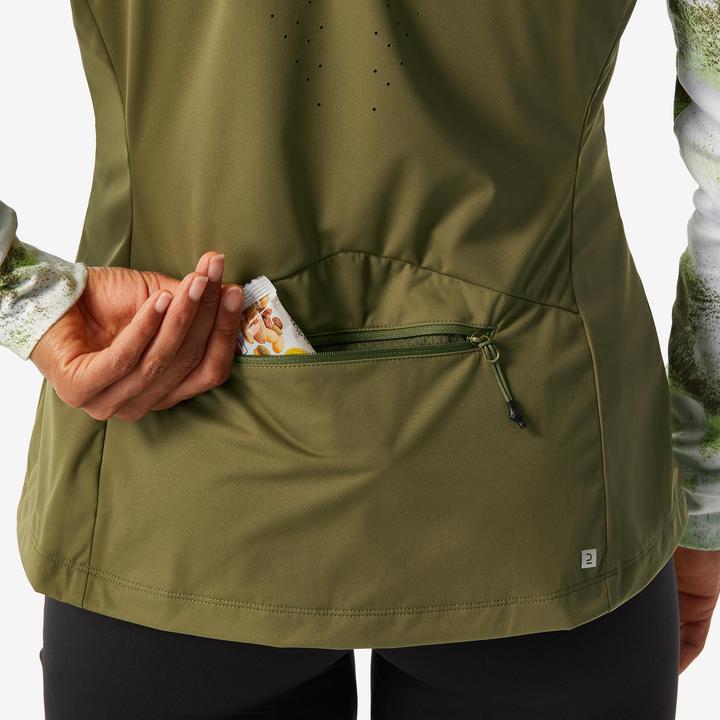 Image du produit Inovik Gilet de ski de fond femme - 500 khaki (L)