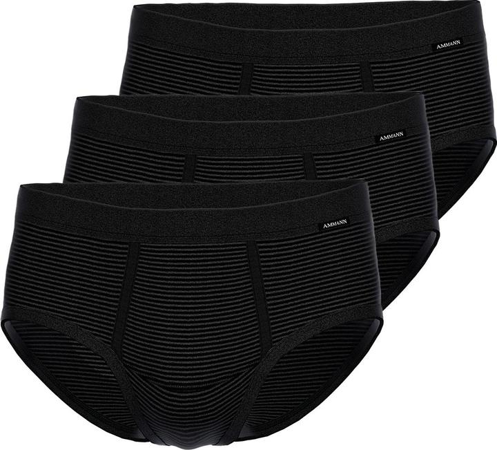 Produktbild Ammann 3er Pack Jeans Feinripp Slip / Unterhose mit Eingriff (4XL, 3er Pack)