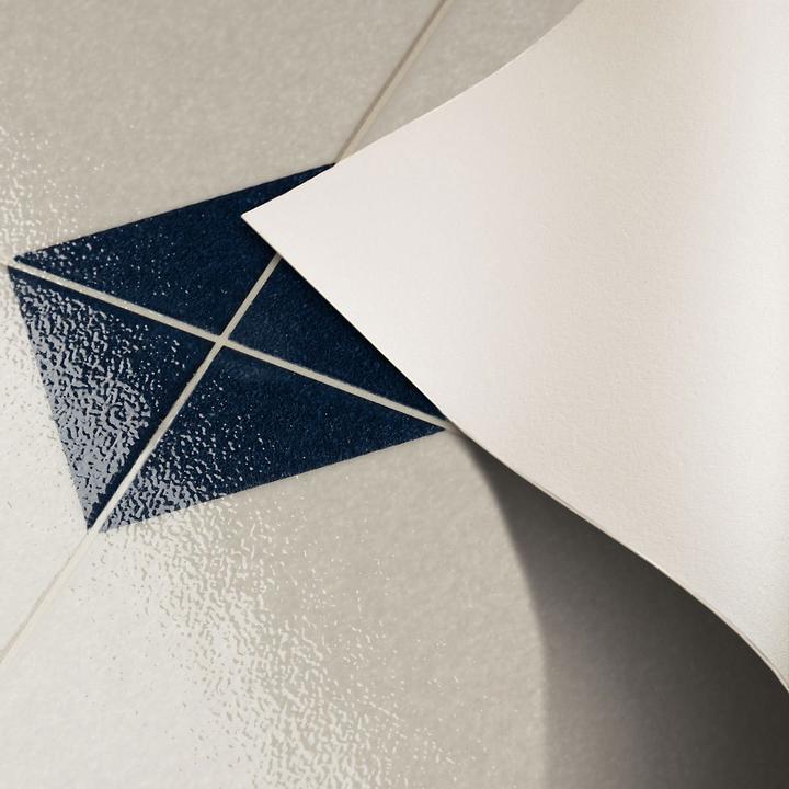 Actual product image Certeo PVC flooring Retrotex Avondale 172l | Polyvinyl chloride | WxL 100 x 250 cm | White |
