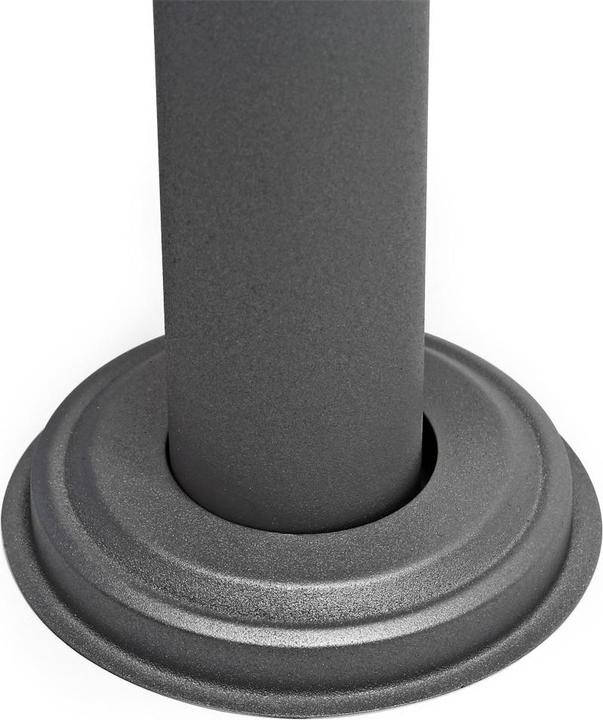 Actual product image Wiltec Letterbox stand 2-gang anthracite 120x85cm Postbox Standing letterbox