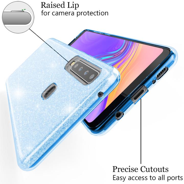 Actual product image Nalia Glitter cover (Samsung Galaxy A9 (2018))