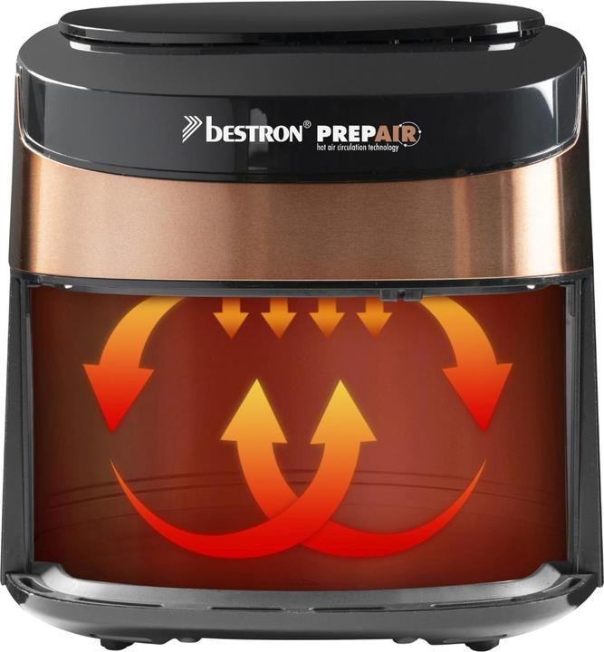 Actual product image Bestron Hot air fryer 4 litre, copper