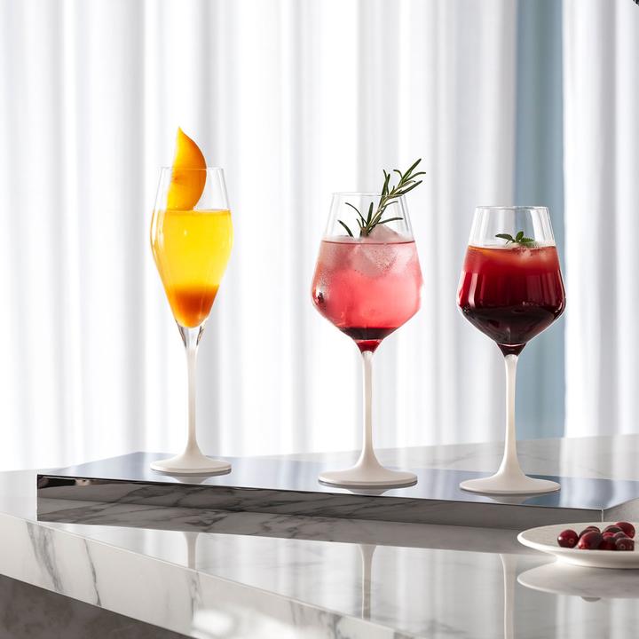 Productafbeelding Villeroy & Boch Champagneglas, set van 4 Vervaardiging Rock blanc (26 cl, 4 Bril, Champagneglazen)