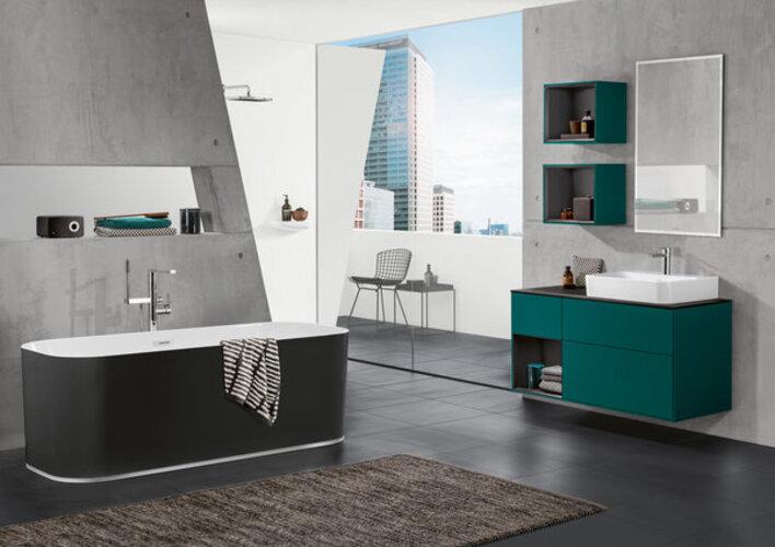 Produktbild Villeroy & Boch Villeroy und Boch Waschtisch Finion 416884 800x470mm, verdeckter Überlauf, 1 Hahnloch (470 mm, 800 mm)