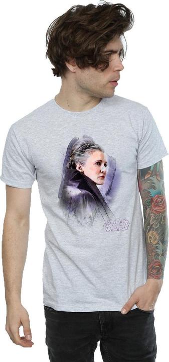 Actual product image Star Wars Mens Princess Leia Brushed Cotton T-Shirt (S)