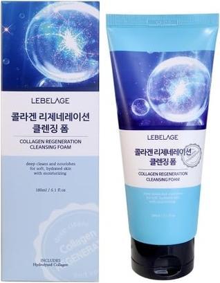 Lebelage Collagen Regeneration Deep Cleansing Hydrating Foam Face Wash 180ml (Schaum, 180 ml)
