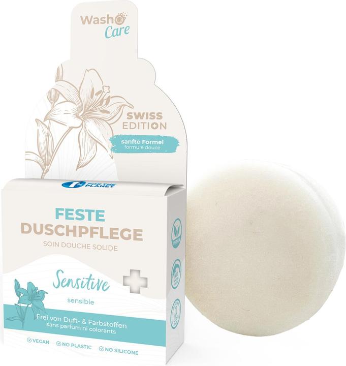 Produktbild Washo Swiss Edition Feste Duschpflege Sensitive (200 ml)