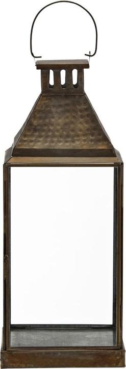 House Doctor Windlicht, HDVivi, Antikes Messing-Finish (19 x 19 x 46 cm)