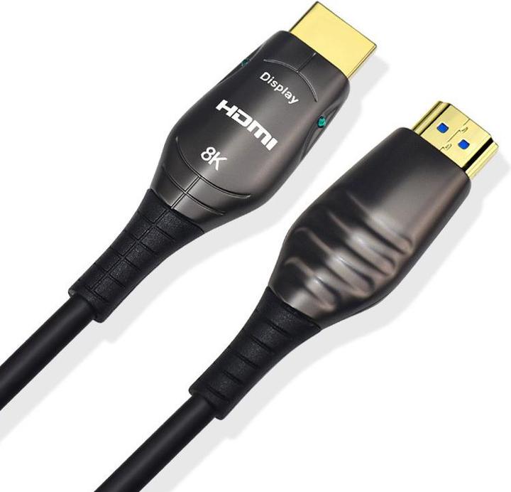 Produktbild Audiolab HDMI Glasfaser Kabel 8K/60Hz, 20m, schwarz (20 m, HDMI)