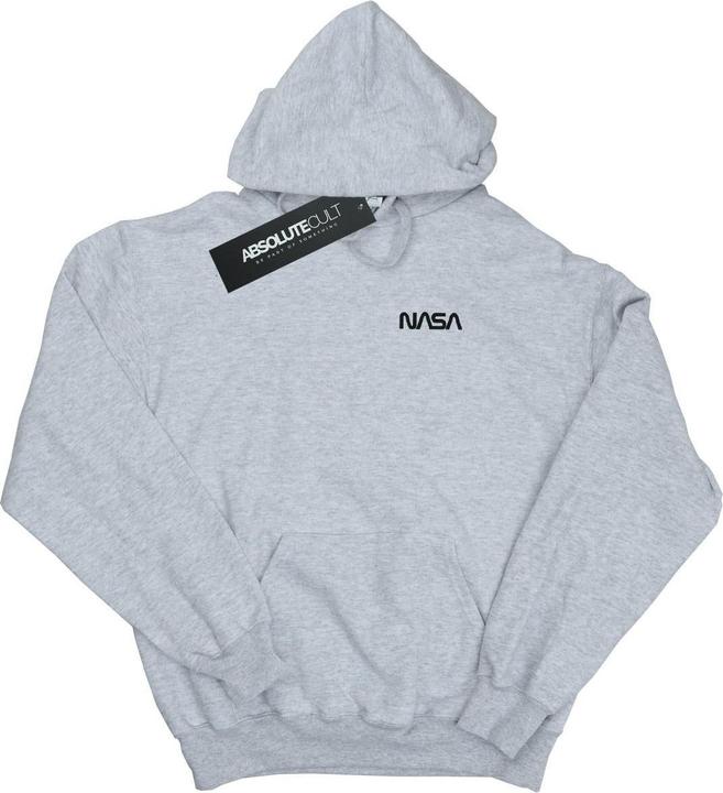 Nasa Modern Logo Chest Kapuzenpullover
