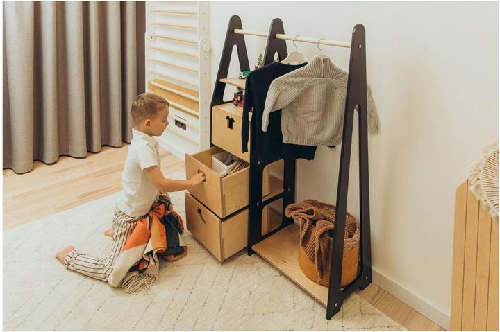 Immagine prodotto Duck Woodworks Cassettiere dell'armadio per bambini con maniglie a forma di abito