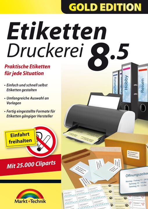 Actual product image Label Printer 8.5 Gold Edition Download Code (1 User, 1 Devices/Users, unlimited)