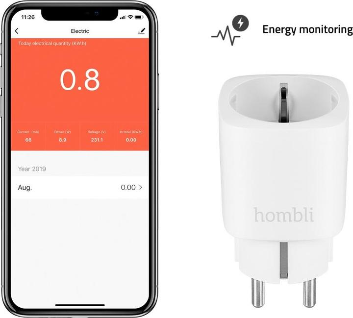 Immagine prodotto Hombli Presa intelligente EU- Bianco