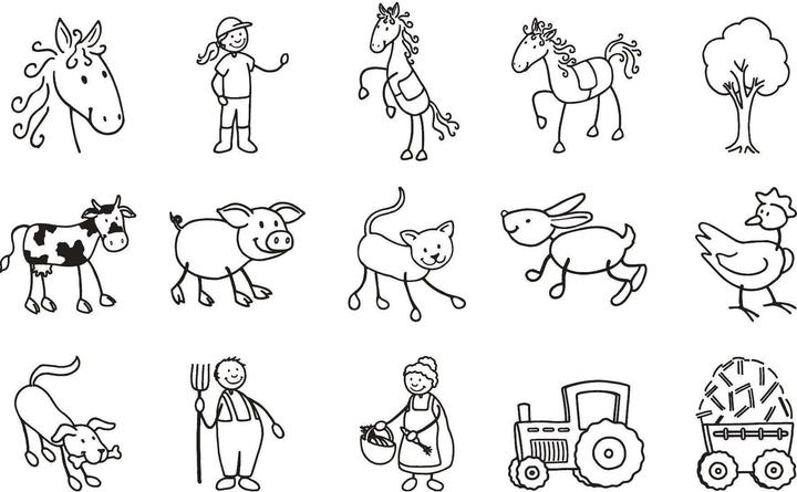 Actual product image Heyda Stamp set