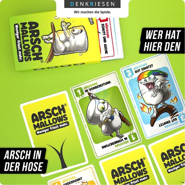 Produktbild Denkriesen Arschmallows® - "Weniger Frisst Mehr" (Deutsch)