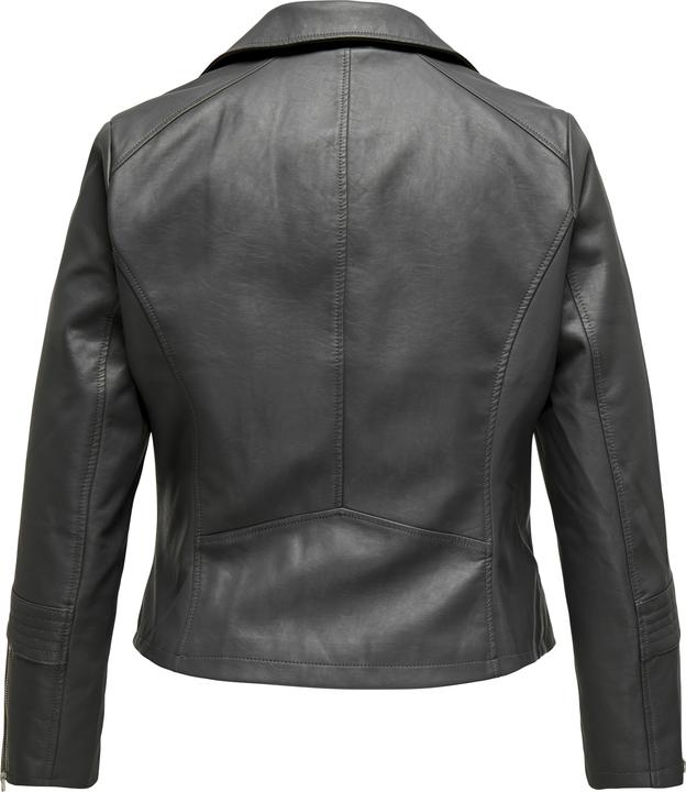 Produktbild Only Curvy Biker Kunstlederjacke Bikerjacke in Lederoptik (46)