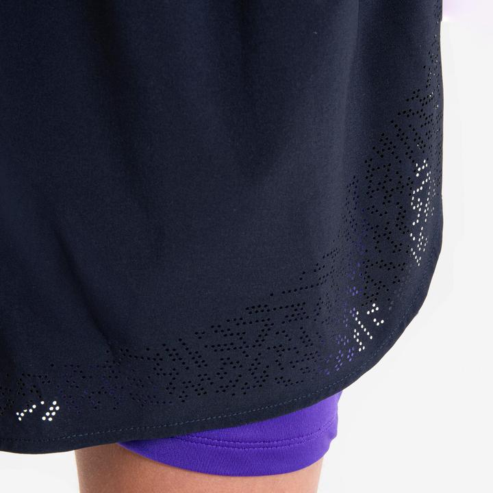 Produktbild Kiprun Laufshorts Mädchen atmungsaktiv - Dry+ 900 dunkelblau/lila (14, 15, 16)
