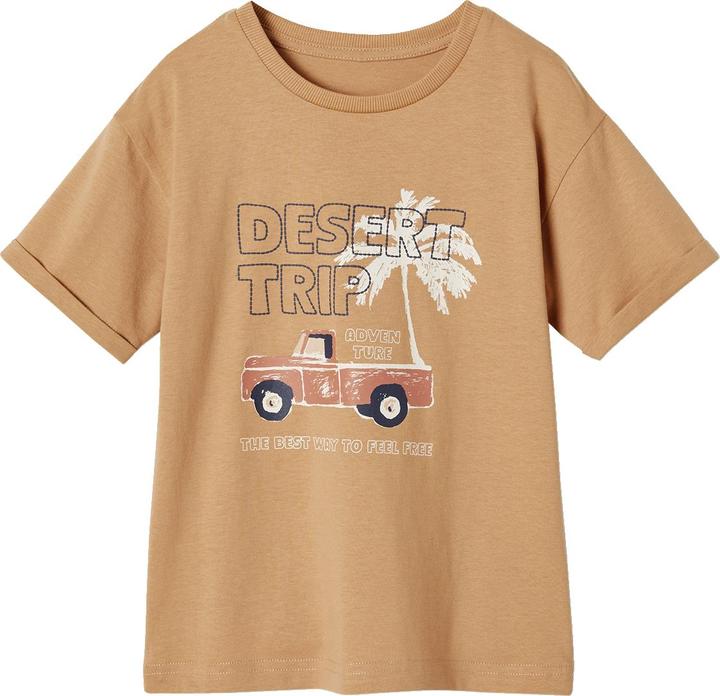 Vertbaudet Jungen T-Shirt mit Pick-up und Recycling-Baumwolle