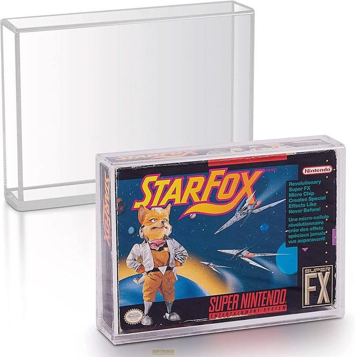 Evoretro Acrylic case 2-pack for SNES/N64 games (DSi XL)