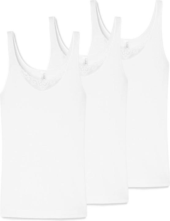 Schiesser 3er Pack Hemdchenkonzept Unterhemd / Top (48, 4XL)