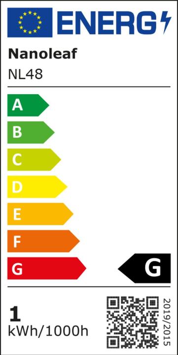 Energie-Label Nanoleaf Shapes black mini Triangles exp. Pack 10 pk (7 lm)