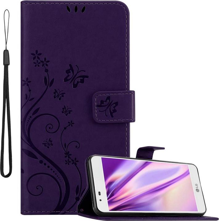 Floral dark purple