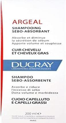 Etichetta energetica Ducray ARGEAL shampoo sebo-assorbente per cuoio capelluto e capelli grassi 200 ml (200 ml, Shampoo liquido)