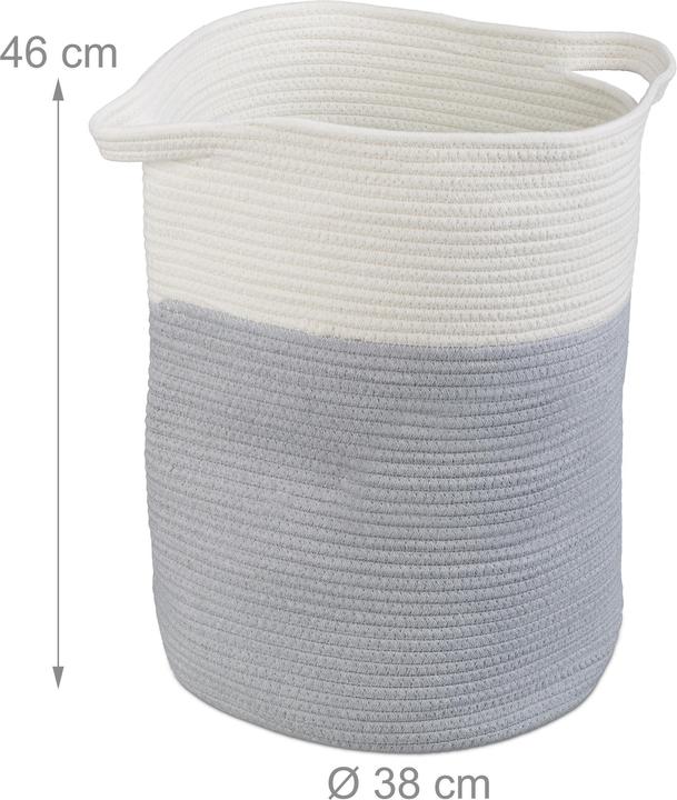 Produktbild Relaxdays Aufbewahrungskorb (1 x, 38 x 38 x 46 cm)