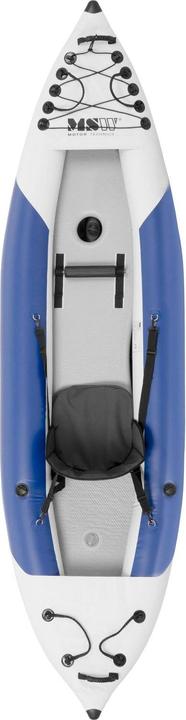 Produktbild MSW Kajak aufblasbar Luftkajak Einsitzer Komplettset mit Paddel, Sitz + Zubehör 95kg (1 Pers.)