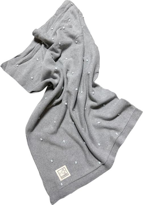 Produktbild Kaiser Babydecke Knots grey/knots light blue 80 x 100 cm (80 x 100 cm)