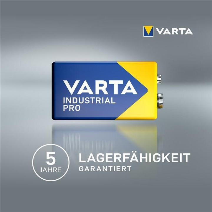 Actual product image Varta Industrial (20 pcs., 9V Block, 640 mAh)
