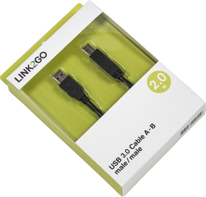 Actual product image Link2Go USB 3.0 cable (2 m, USB 3.0)