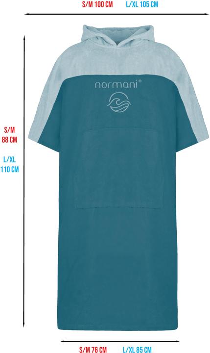 Image du produit Normani Poncho de surfeur Kuta pour femme - 8779 (S/M)