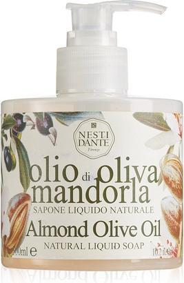 Nesti Dante ALMOND &amp OLIVE OIL - washbasin &amp bath bottle with pump NATURAL LIQUID SOAP 300 ML (Flüssigseife, 300 ml)