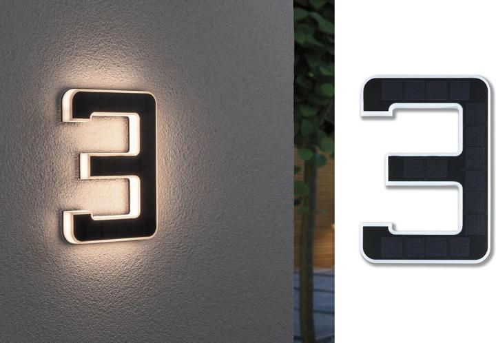 Produktbild Paulmann Solar Hausnummer (20 lm, IP44)