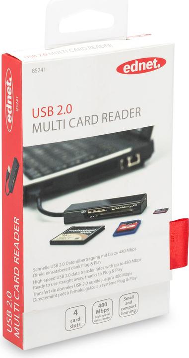 Produktbild ednet USB 2.0 card reader (USB 2.0)