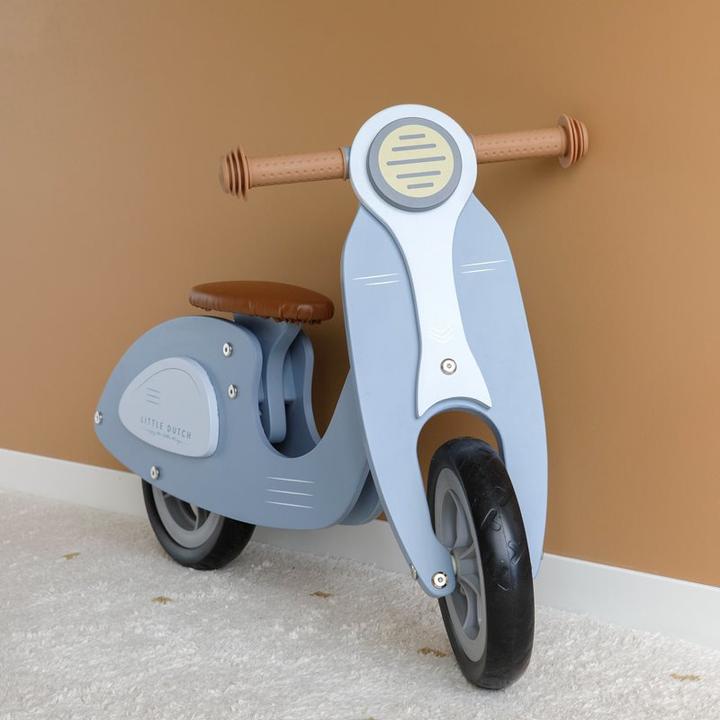 Produktbild Little Dutch Houten Loopscooter Blue