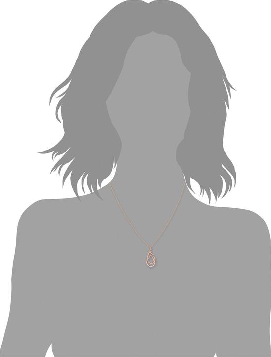 Actual product image Amor Necklaces (Silver, Zirconia)