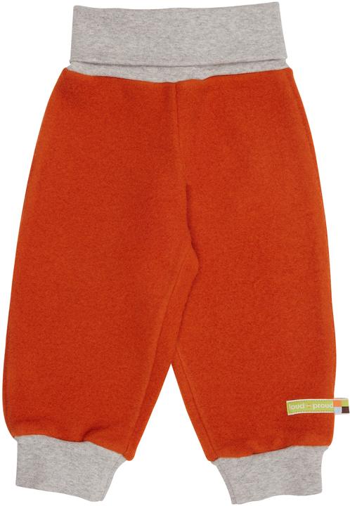 loud + proud Hose Wollfleece Terracotta