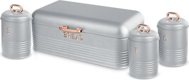 Productafbeelding BerlingerHaus Brooddoos en keukenblikken set, grijs roségoud