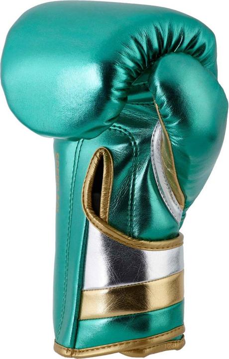 Actual product image adidas Boxing gloves Speed 500 green/gold Microfibre, ADISBG501 (14 OZ)
