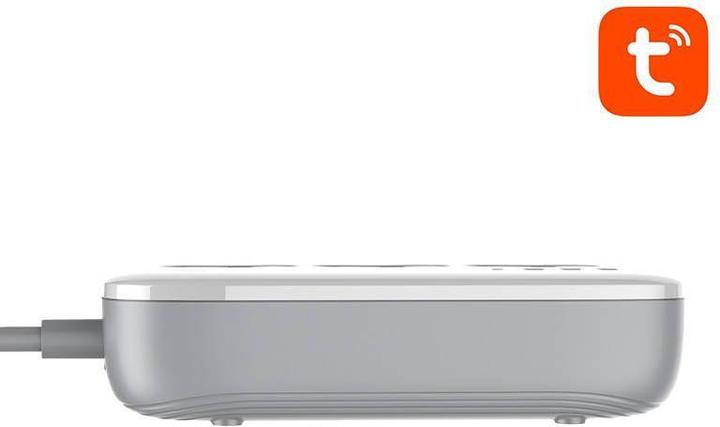 Actual product image Ldnio Smart Wi-Fi power strip SEW3452, Tuya (white)