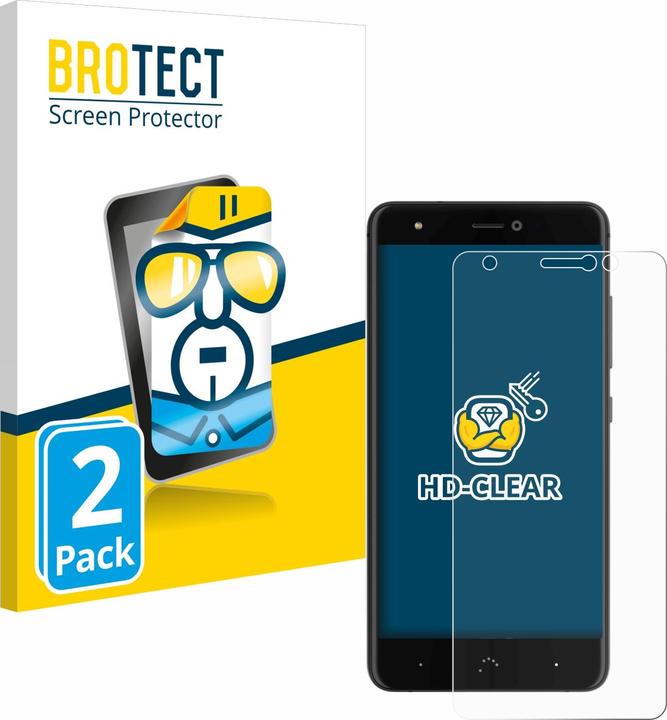 Image du produit BROTECT Protection Clair (2 pièce(s), BQ Aquaris X Pro)