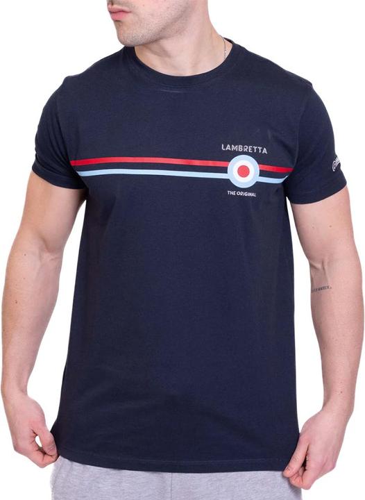 Actual product image Lambretta Mens Classic Stripe T-Shirt (M)